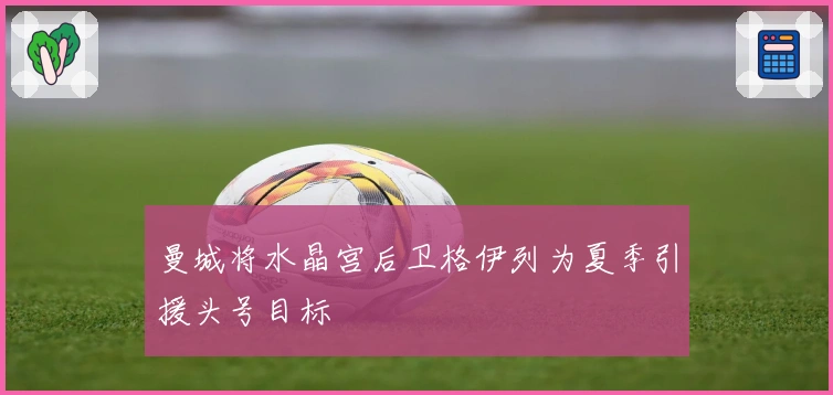 曼城将水晶宫后卫格伊列为夏季引援头号目标